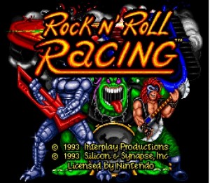 Rock'n Roll Racing - Ecran titre